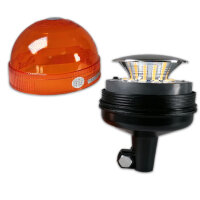 LED Rundumleuchte Orange, 3 Funktionen, 10V bis 30V