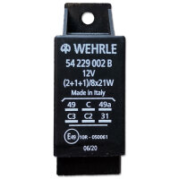 Blinkgeber WEHRLE 54229002B | 6-polig | 12V | 8x21W (2+1+1)