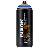 Sprühlack Sorrento Blue | Blau matt Hochdruck 400ml BLACK Montana Cans