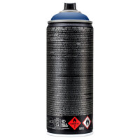 Sprühlack Sorrento Blue | Blau matt Hochdruck 400ml BLACK Montana Cans