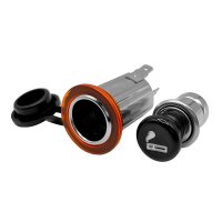 Zigarettenanzünder 12V komplett mit Steckdose und Staubschutz | 16A