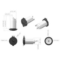 Zigarettenanzündersatz | Universal | 12V | 16A