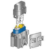 MTA UniVAL Sicherungshalter, 32V, 40A, IP33, anreihbar, mit Cliphalter