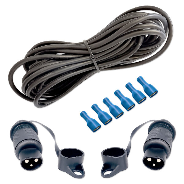 5m Anhängerkabelset 3x0,75mm² inkl. 2x Stecker