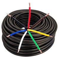Kabel | 7-adrig | YLY-S | 6x0,6mm² +1x1mm² | 10 Meter