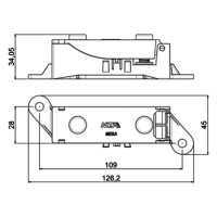 Sicherungshalter MTA MegaVAL anreihbar | 32V | 800A | IP20