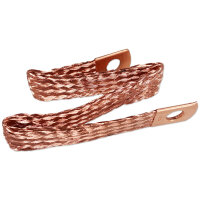 Masseband | 450mm | 15mm² | M10-M10 | Batteriemasse | Erdungsband
