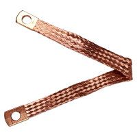 Masseband | 450mm | 15mm² | M10-M10 | Batteriemasse | Erdungsband
