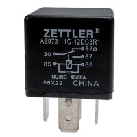 Mini Relais | 5-polig | Wechsler (CO) | 12V | 40/30A |...