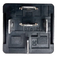 Mini Relais | 5-polig | Wechsler (CO) | 12V | 40/30A | mit Widerstand
