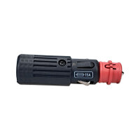 Zigarettenanzünderstecker | mit Adapter | 12-24V | 16A | Sicherung