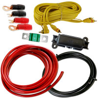 Verstärker Komplettkit 8AWG | 2 Kanal | 750W |...