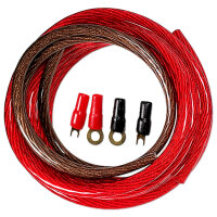 ECO 5m Verstärker Kabelkit | 4AWG | 2-Kanal | 960W | CCA | 80A Sicherung