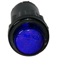 Kontrollleuchte 12V | Blau | Rund | 2W mit Flachstecker-Anschluss