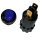 Kontrollleuchte 12V | Blau | Rund | 2W mit Flachstecker-Anschluss