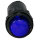 Kontrollleuchte 12V | Blau | Rund | 2W mit Flachstecker-Anschluss