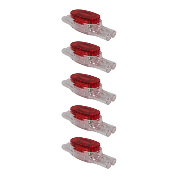Durchgangsverbinder | U1R | 2-Wege | Gelgefüllt | 0,5-0,9mm² | 5 Stück