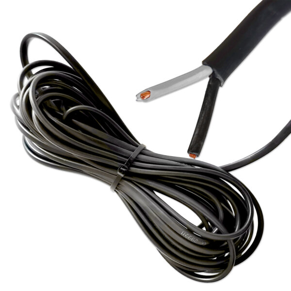 Flachkabel 2x1 mm² 10m 2 adrig Kabel Anhänger Beleuchtung DC Leitung