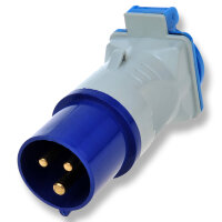 Adapterkupplung | CEE zu Schuko | 230V | 16A
