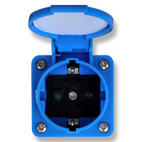 Adapterkupplung | CEE zu Schuko | 230V | 16A