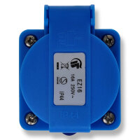 Adapterkupplung | CEE zu Schuko | 230V | 16A