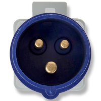Adapterkupplung | CEE zu Schuko | 230V | 16A