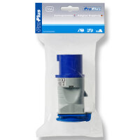 Adapterkupplung | CEE zu Schuko | 230V | 16A
