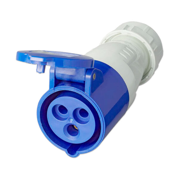 Steckdose | CEE 3-polig | Landstrom Verbinder | 230V | 16A | fliegend