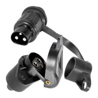 Kabel Set | 3-adrig | FLRY-Y | 3x1,5mm² | 12V | Stecker zu Steckdose | 5 Meter