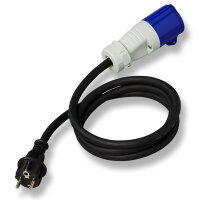 Adapterkabel | Schuko zu CEE | Landstrom Camping | 230V | 1,5 Meter