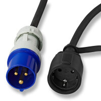 Adapterkabel | CEE zu Schuko | Landstrom Adapter | 230V | 1,5 Meter