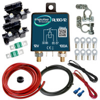Zweitbatterieset | ECO RL180-12 | Trennrelais 12V | 3,5m...