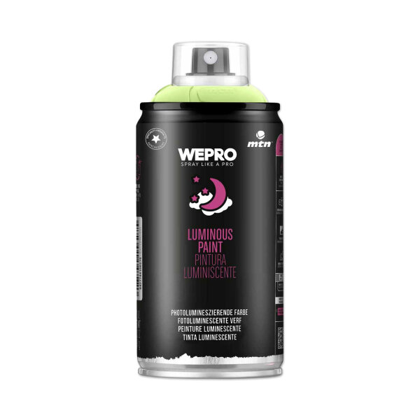 Sprühlack | MTN PRO | Photolumineszierende Leuchtfarbe | Gelb | 150ml