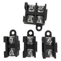 Anschlussblock | 5 Wege | Schwarz | für 1,5-4mm² Kabel