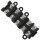 Anschlussblock | 5 Wege | Schwarz | für 1,5-4mm² Kabel