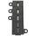 Anschlussblock | 5 Wege | Schwarz | für 1,5-4mm² Kabel