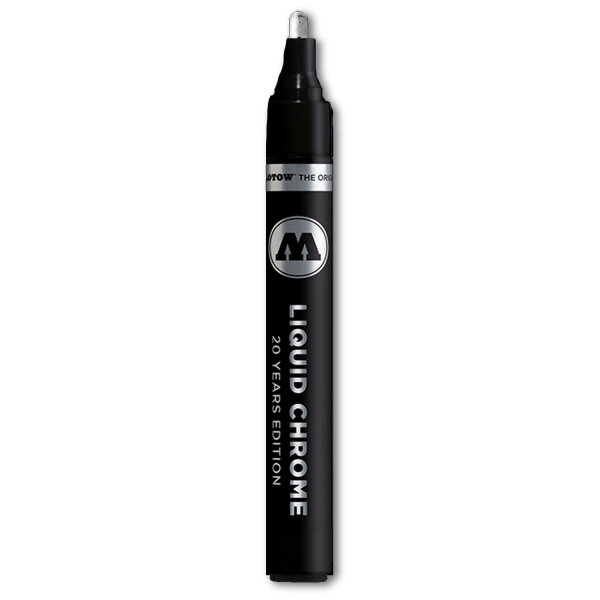 Molotow LIQUID CHROME Marker mit 4mm Rundspitze
