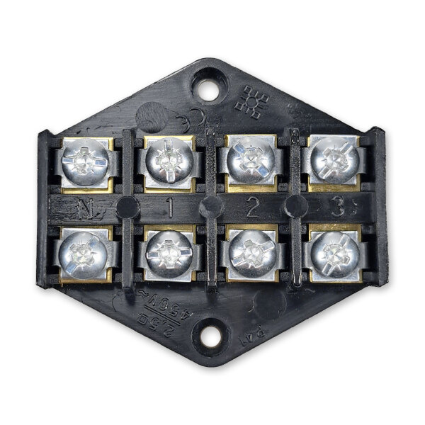 Anschlussblock | 4-Wege | geschraubt | bis 2,5mm²