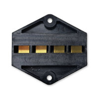 Anschlussblock | 4-Wege | geschraubt | bis 2,5mm²