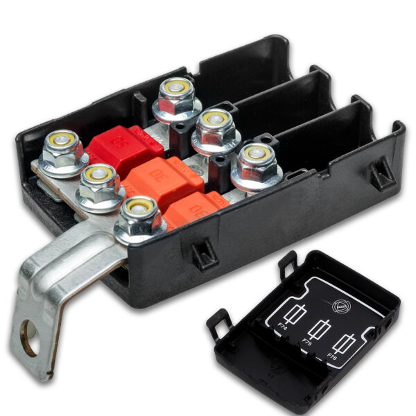 Sicherungshalter | 3-fach MidiVAL Verteiler | 32V | Rechts (DX) | MTA