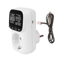 Temperaturregler Steckdose | Digitalanzeige | 50cm Sensorkabel | 230V