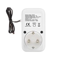 Temperaturregler Steckdose | Digitalanzeige | 50cm Sensorkabel | 230V