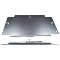 Batteriehalterung BH-01 | Untersitz T4 T5 T6, Universal | 380x200x30mm | verzinkt, erweiterbar | mit Konterplatte