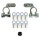 Zweitbatterieset 12V Trennrelais | 6m 10mm² Kabel | Batteriehalter VW