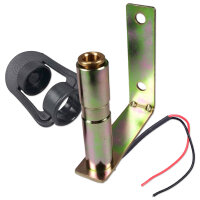 Halter für Rundumleuchte | 12–24V | U-Form | 15cm Kabel | Ø24mm