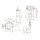 Halter für Rundumleuchte | 12–24V | 90° Drehbar | 15cm Kabel | Ø24mm