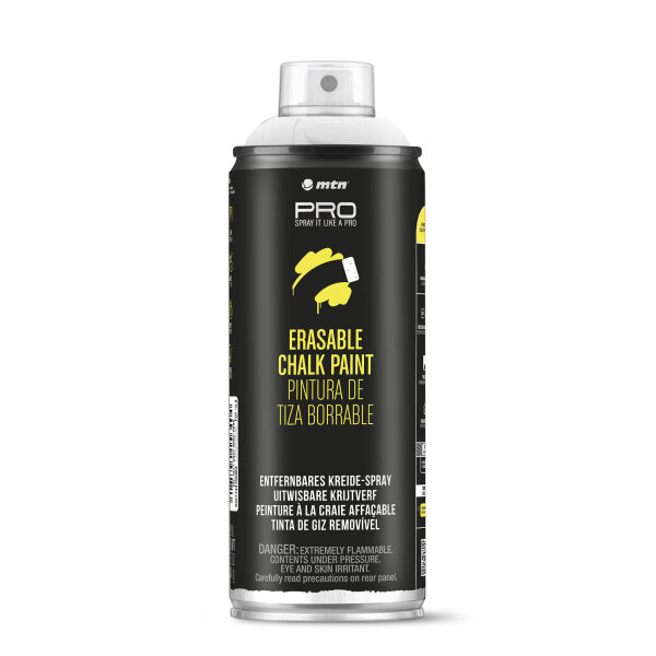 Sprühkreide MTN PRO | Wasserlöslich | Weiß | 400ml