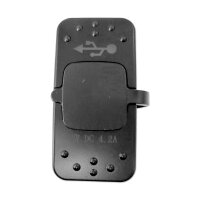 USB Doppelsteckdose | Typ A | 12-24V | 5V 2,1A | 37x21mm...