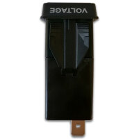 Doppelsteckdose | USB Typ A | Digital Voltmeter | 3-stellig | Blau | 12–24V | 2x5V 2,4A | Einbau | 37x21mm