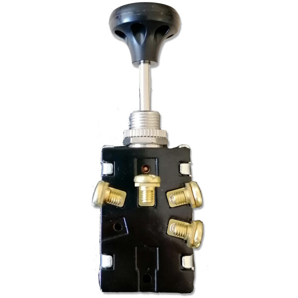 Zugschalter | 3 Positionen | 12V | 30A | Licht | Ø12,2mm